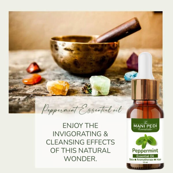 Peppermint Essential Oil For Refreshing & Invigorating Solution | Headaches, Digestive Issues and More naturaly - 15ml - Image 4