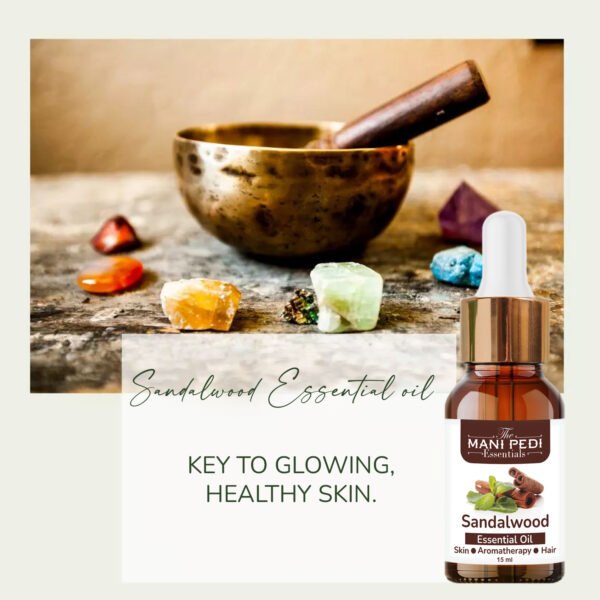 Sandalwood Essential Oil. For Skin & Hair Care, Wrinkles & Dark Circles, Aromatherapy Diffuser Oil, Relaxation. Undiluted, 100% Pure & Natural, Therapeutic Grade - 15ml - Image 6