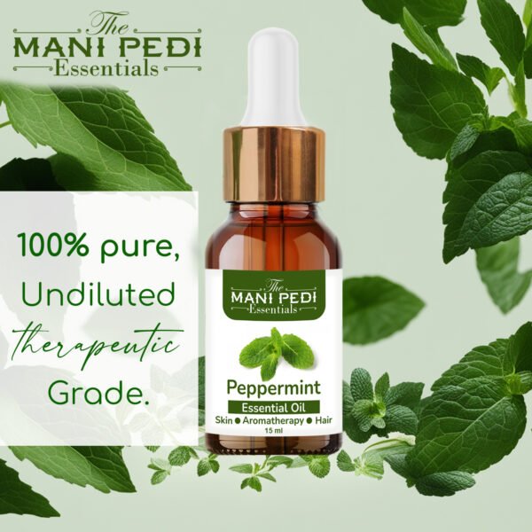 Peppermint Essential Oil For Refreshing & Invigorating Solution | Headaches, Digestive Issues and More naturaly - 15ml - Image 5