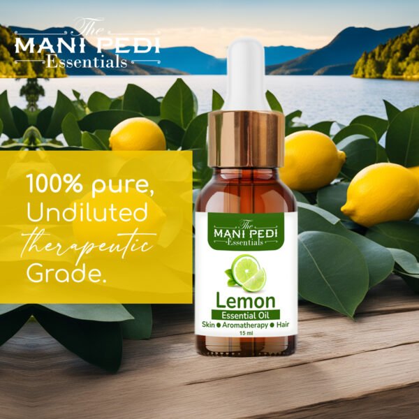 Lemon Essential Oil Pure & Natural for helps Brighter Skin & Clean Refreshing | Home Aroma Diffuser Oil - 15ml - Image 5