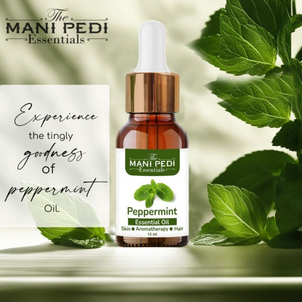 Peppermint Essential Oil For Refreshing & Invigorating Solution | Headaches, Digestive Issues and More naturaly - 15ml - Image 2