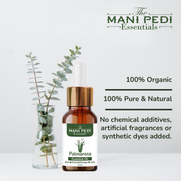 Palmarosa Essential Oil for Helps Skin Care and Aromatherapy - 15ml - Image 3