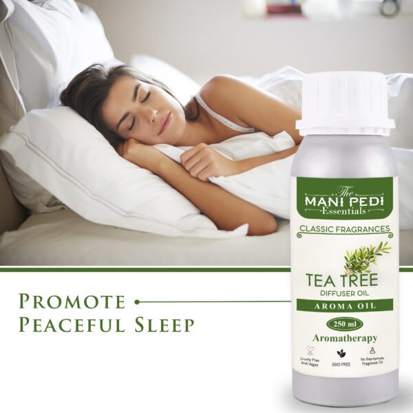 Pure Tea Tree Diffuser Oil| Aromatherapy | Promotes Relaxation, Calmness & Better Sleep| Healthy Home Fragrance | Long-lasting Aroma - 250ml - Image 4
