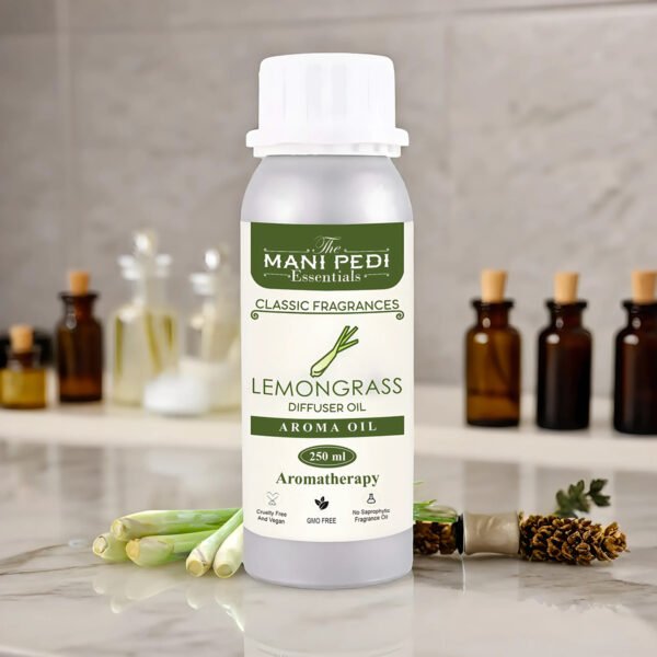 Lemongrass Diffuser Oil| Aromatherapy | Promotes Relaxation, Calmness & Better Sleep| Healthy Home Fragrance | Long-lasting Aroma - 250ml