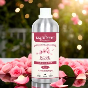 Rose Diffuser Oil with Long-lasting Aroma. Classic Floral fragrance Uplifts Mood, & Promotes Relaxation. Ideal for Aromatherapy, Diffusers & Air Purifiers - 1 Liter (1000 ml)