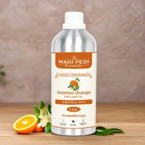 Jasmine Orange Diffuser Oil with Long-lasting Aroma. Floral & Citrus Notes for Refreshing & Uplifting Fragrance. Idea for Aromatherapy, Diffusers, Air Purifiers - 1 Litre (1000ml)
