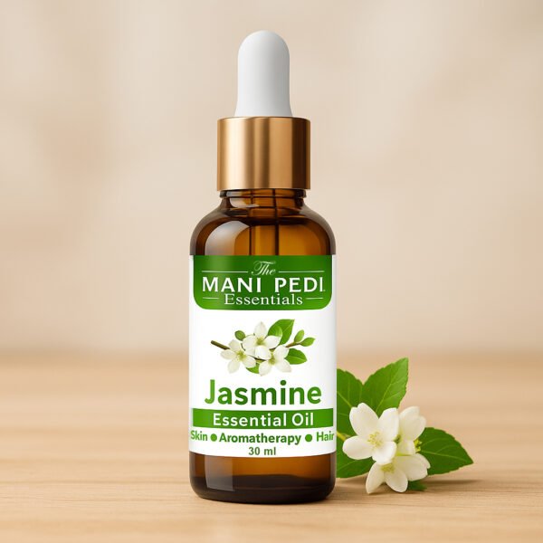 Jasmine Essential Oil for Helps Hair Growth, Bathing, Pooja, Diffuser, Home Fragrance & Soap Making | Used Aroma Therapy, Stress Relief & Relaxation - 30ML