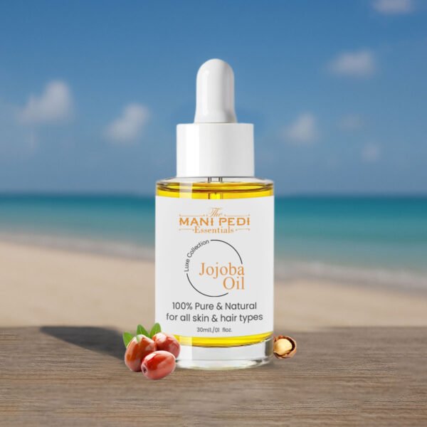 Cold Pressed Jojoba Oil for Hair Growth, Skin Health, Nail Strength Moisturizer for Face