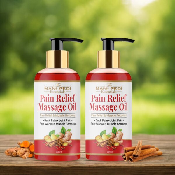 Pain Relief Massage Oil for Joint & Back Pain, Muscle Soreness With Natural Healing of