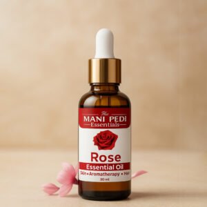Rose Essential Oil for Face, Skin & Hair | 100% Pure & Natural Essential Oil for Acne, Stress-Relief & Aromatherapy | Undiluted & Therapeutic Grade Essential Oil - 30ml